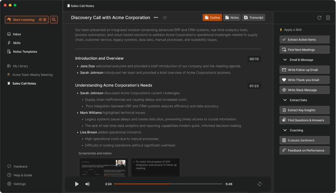 Shadow Dashboard
