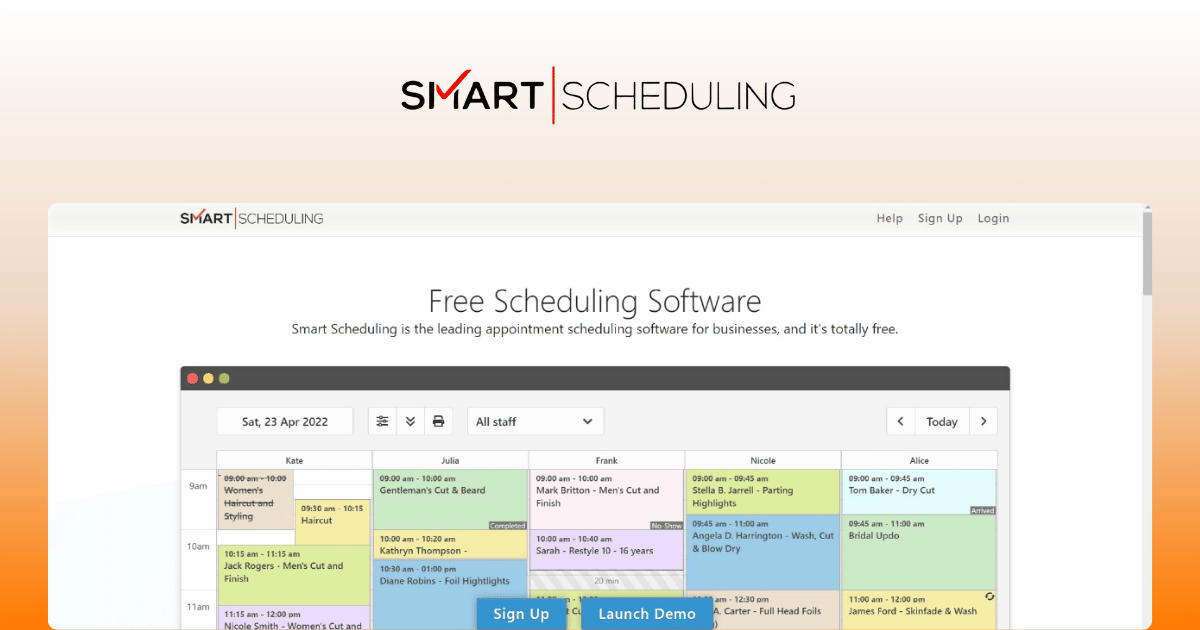 smart scheduling