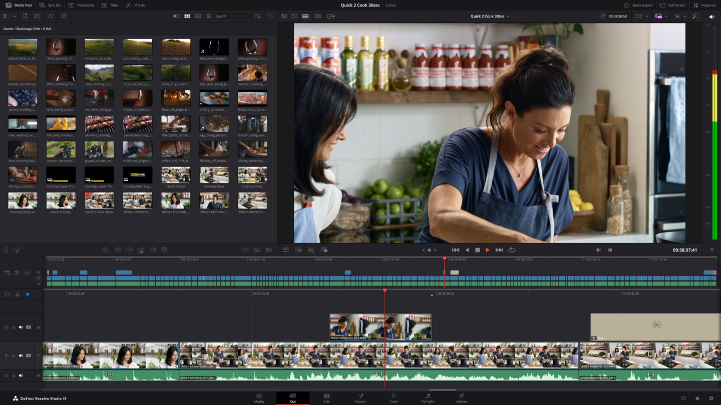 via DaVinci Resolve 19