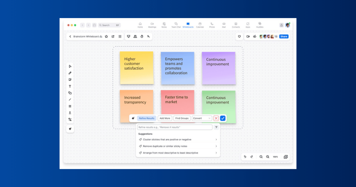 whiteboard zoom ai companion feature
