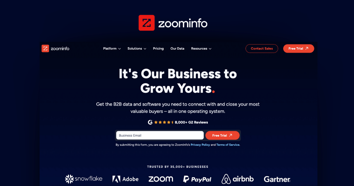 zoom info best ai sales tool for lead generatio